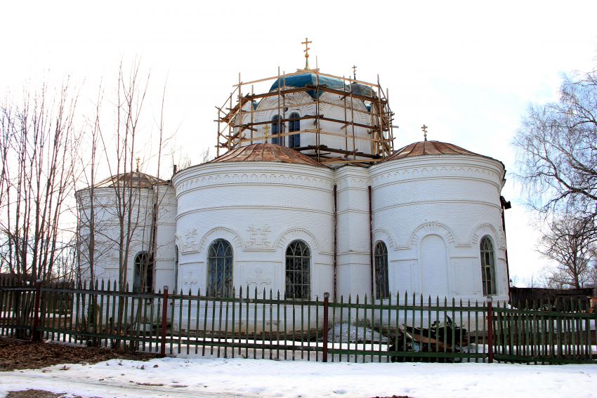 Завертная. Церковь Николая Чудотворца. фасады