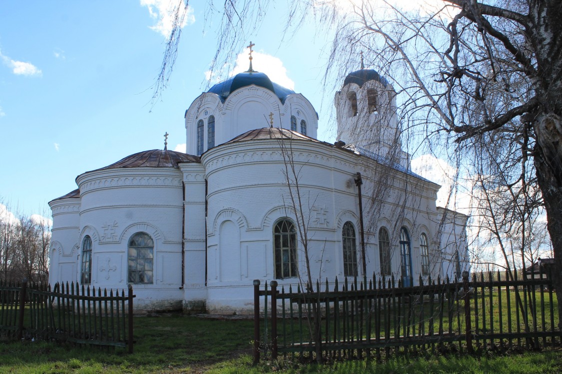 Завертная. Церковь Николая Чудотворца. фасады