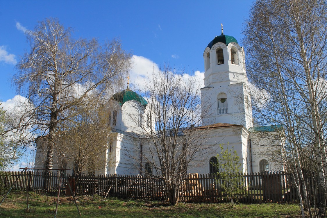 Завертная. Церковь Николая Чудотворца. фасады