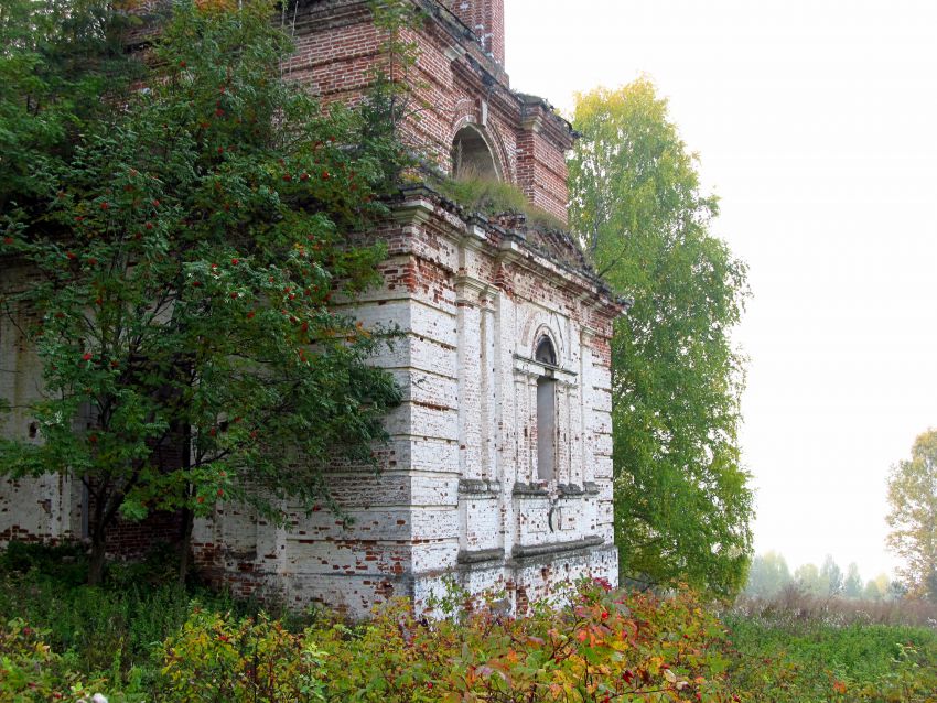 Ишеть, урочище. Церковь Рождества Пресвятой Богородицы. фасады, Нижний ярус колокольни