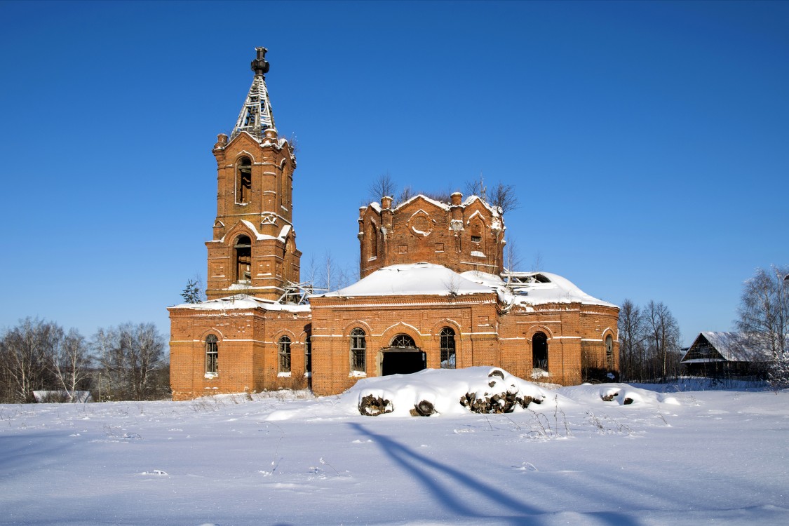 Ситемка. Церковь Иоанна Богослова. фасады, церковь Иоанна Богослова. с. Ситёмка Советского района Кировской области