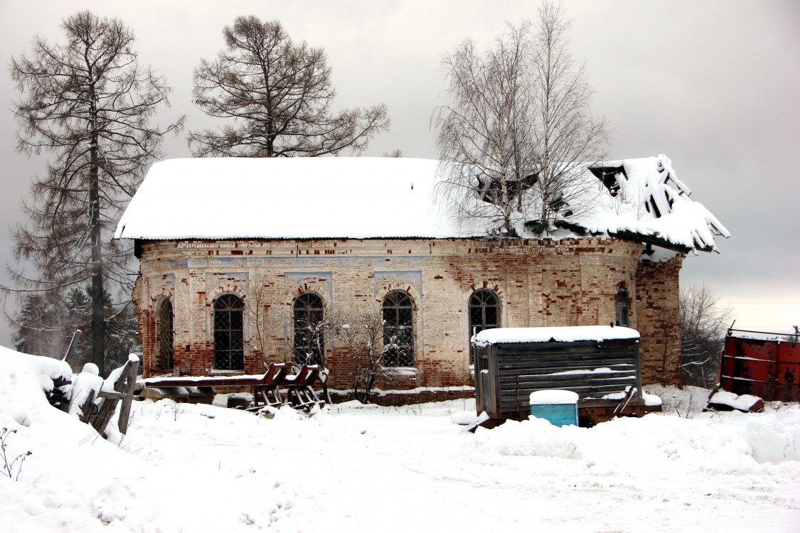 Церковь Вознесения Господня, Мулино (Нагорский район, Кировская область). фасады, Северный фасад.