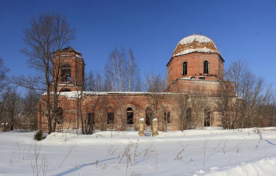 Нестино. Церковь Успения Пресвятой Богородицы. фасады, Фото с юго-востока