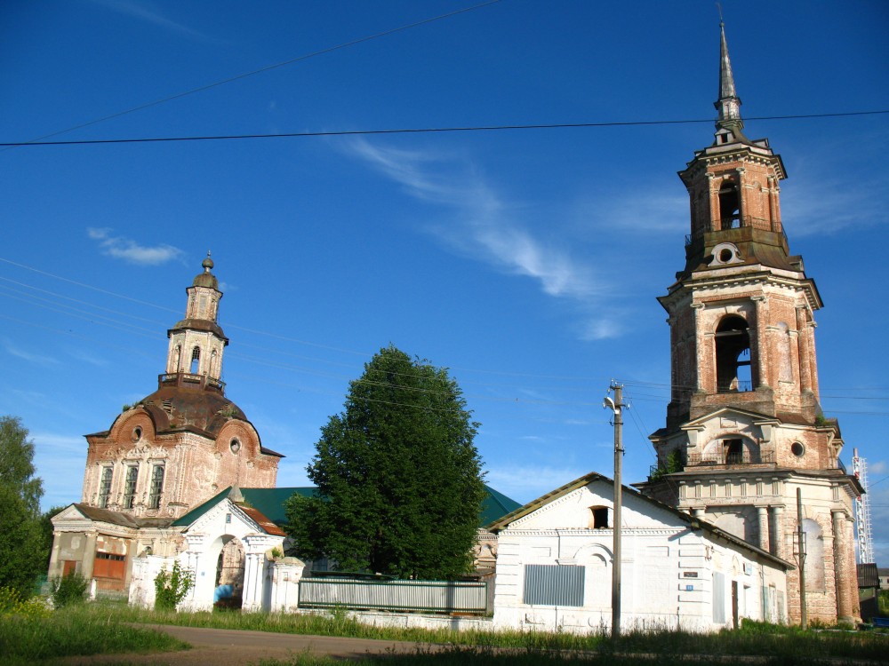 Церковь Спаса Нерукотворного Образа, Архангельское (Немский район, Кировская область). фасады