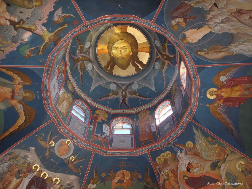 Часовня Матроны Московской, Ессентуки (Ессентуки, город, Ставропольский край). интерьер и убранство, Художник Вячеслав Павлович Симаков (Москва)