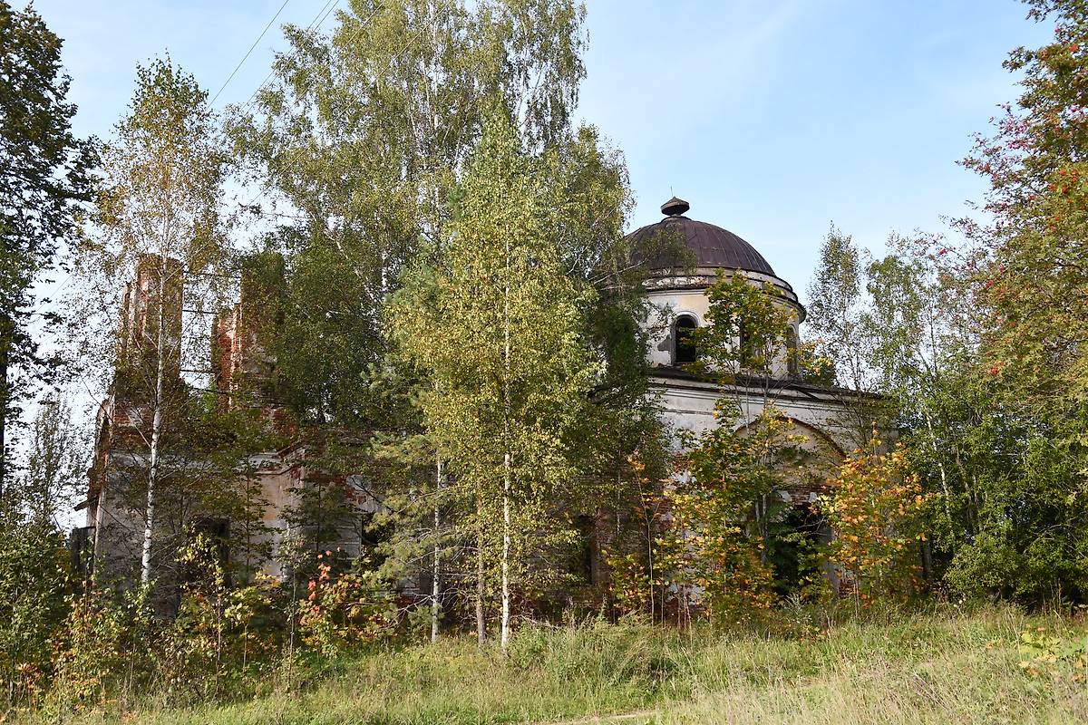 фасады. Церковь Новодворской иконы Божией Матери, Гостиница (Максатихинский район, Тверская область)
