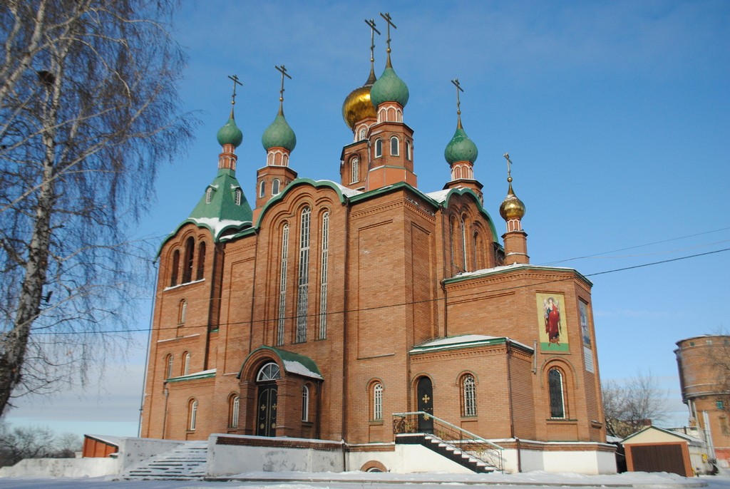 Церковь Георгия Победоносца, Новоалтайск (Новоалтайск, город, Алтайский край). фасады, Южный фасад