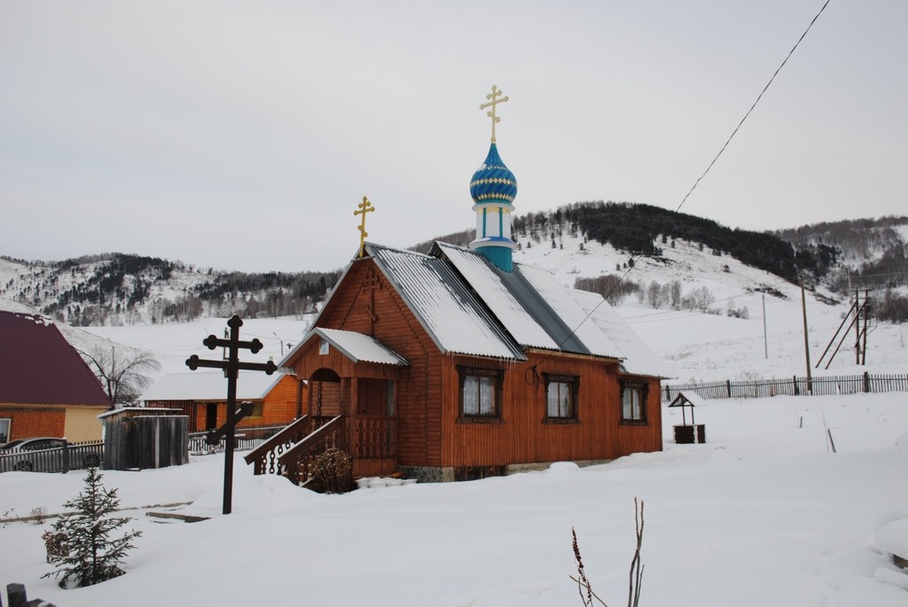 Церковь Александра Невского (новая), Александровка (Майминский район, Республика Алтай). фасады, Вид с юго-запада.