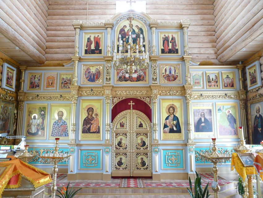 Церковь Симона Воломского, Полдарса (Великоустюгский район, Вологодская область). интерьер и убранство, Иконостас церкви.