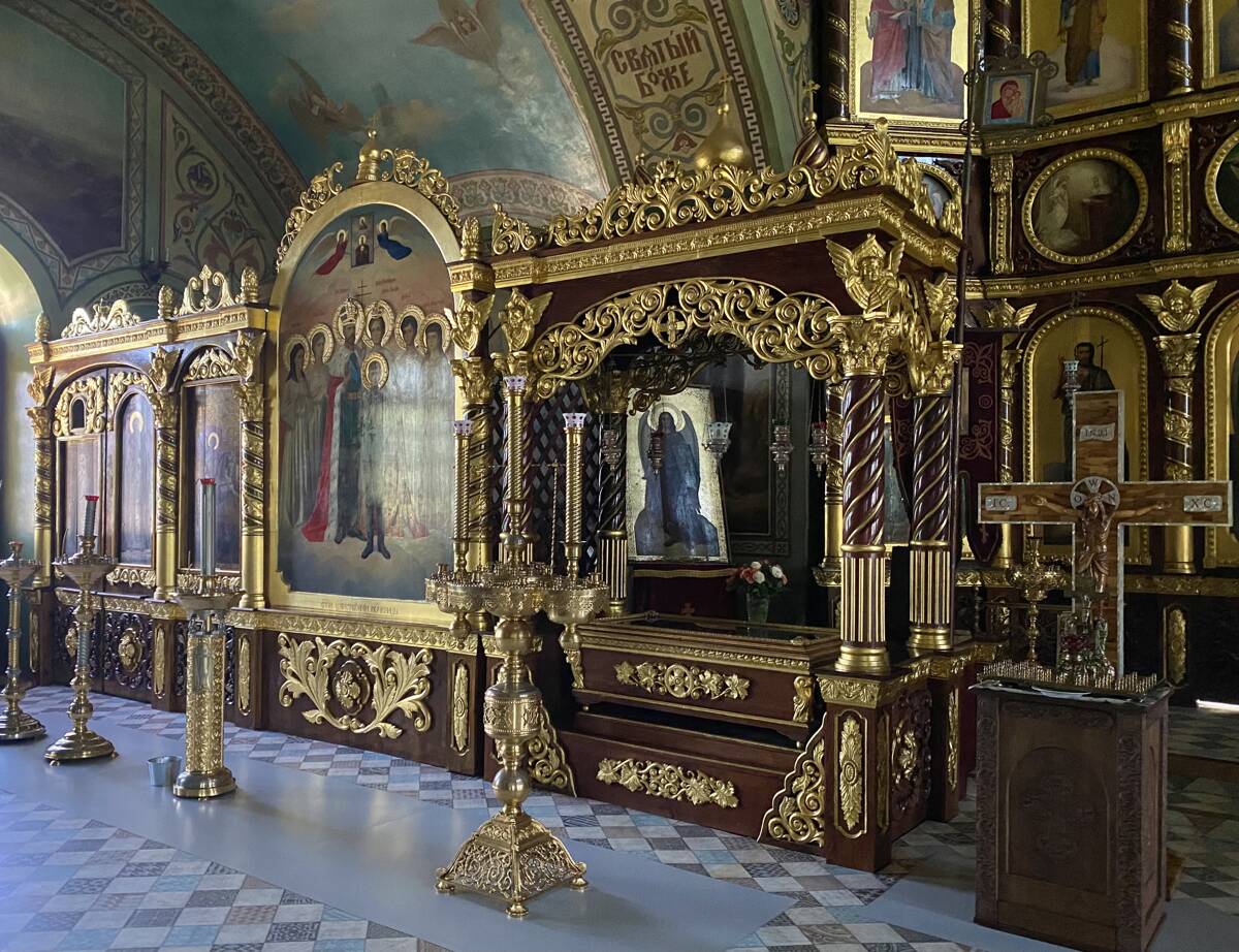 Церковь Михаила Архангела, Городище (Оренбург, город, Оренбургская область). интерьер и убранство, Главный объём, северная часть