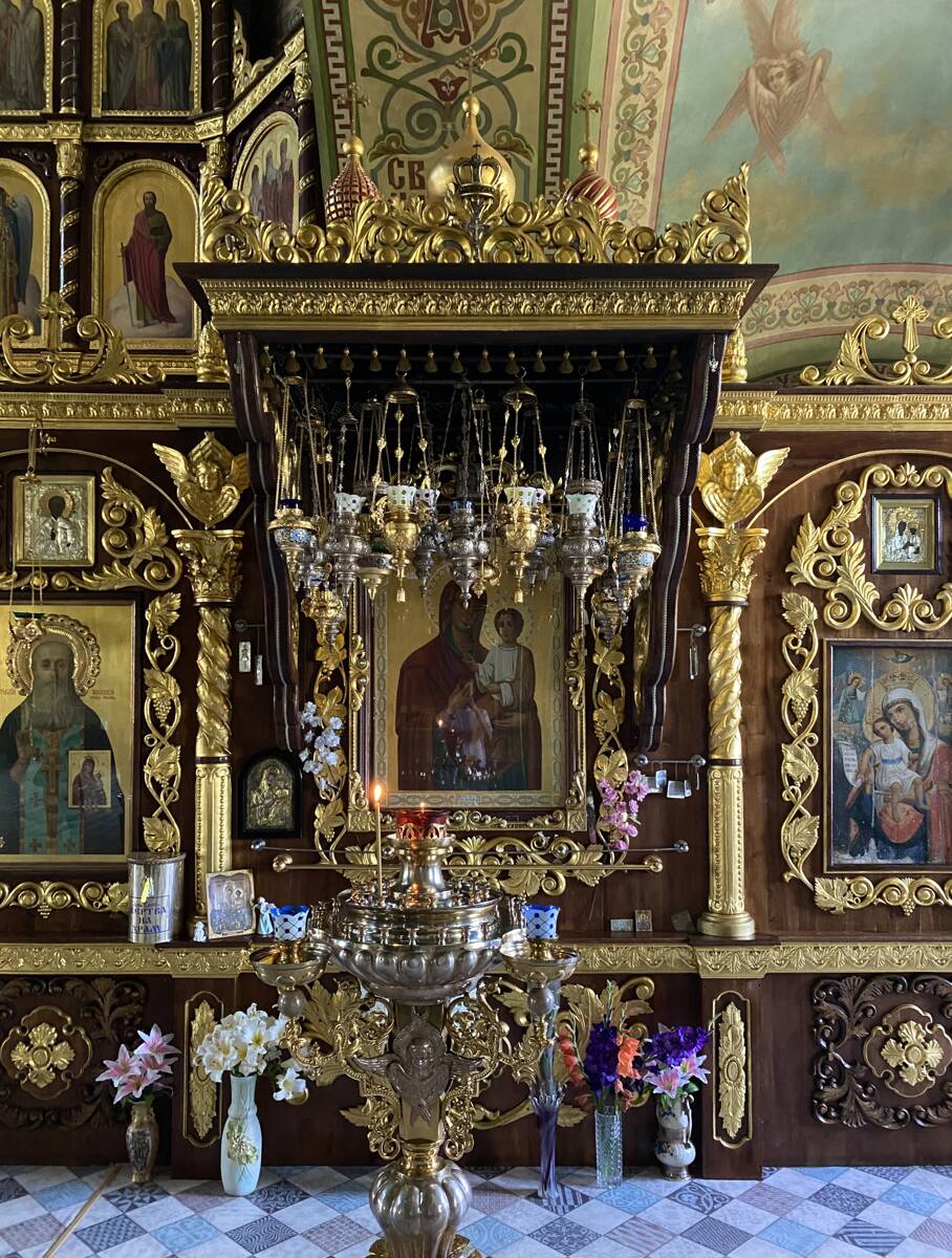 Церковь Михаила Архангела, Городище (Оренбург, город, Оренбургская область). интерьер и убранство, Табынская икона в киоте