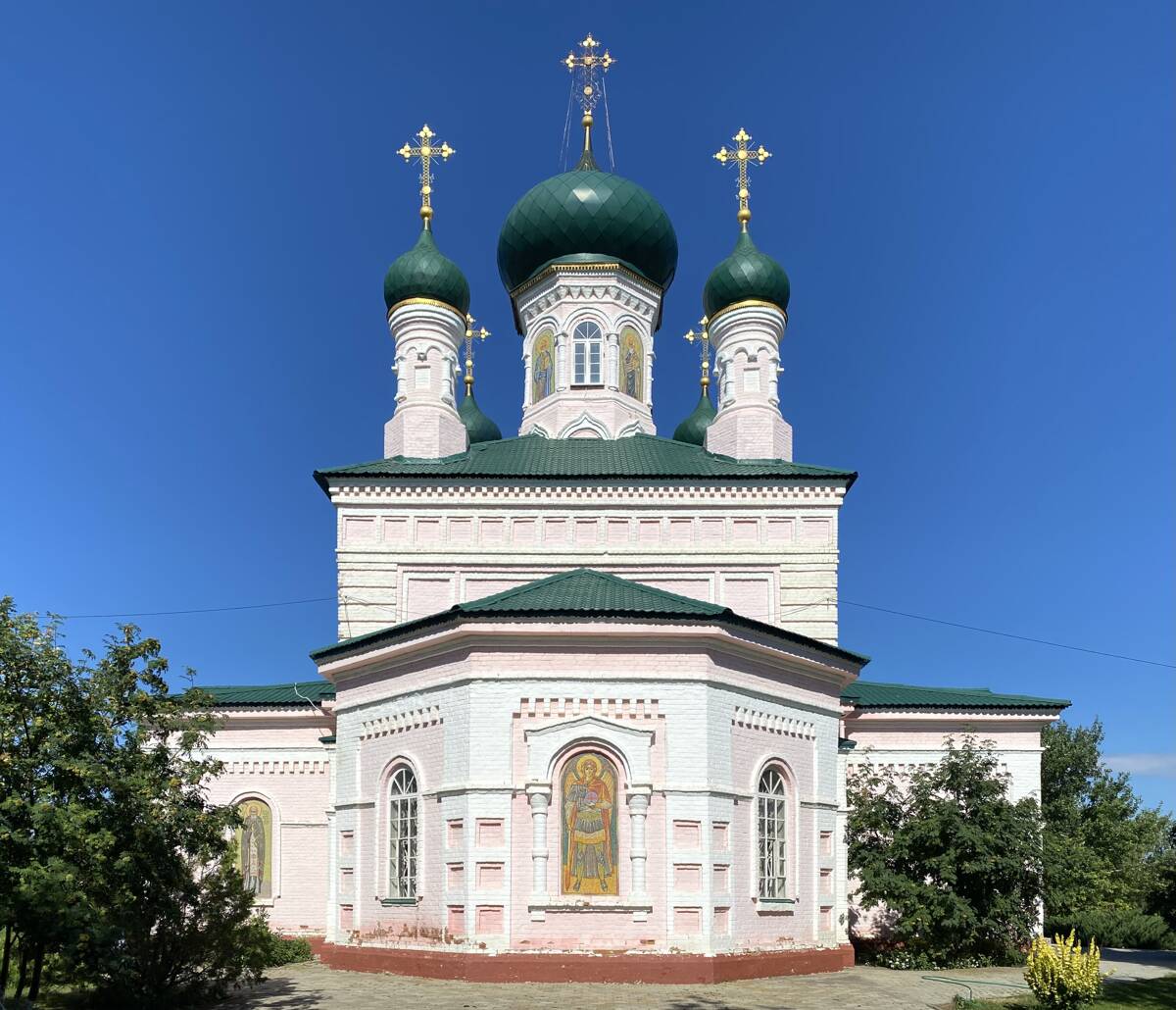Церковь Михаила Архангела, Городище (Оренбург, город, Оренбургская область). фасады, Вид с востока