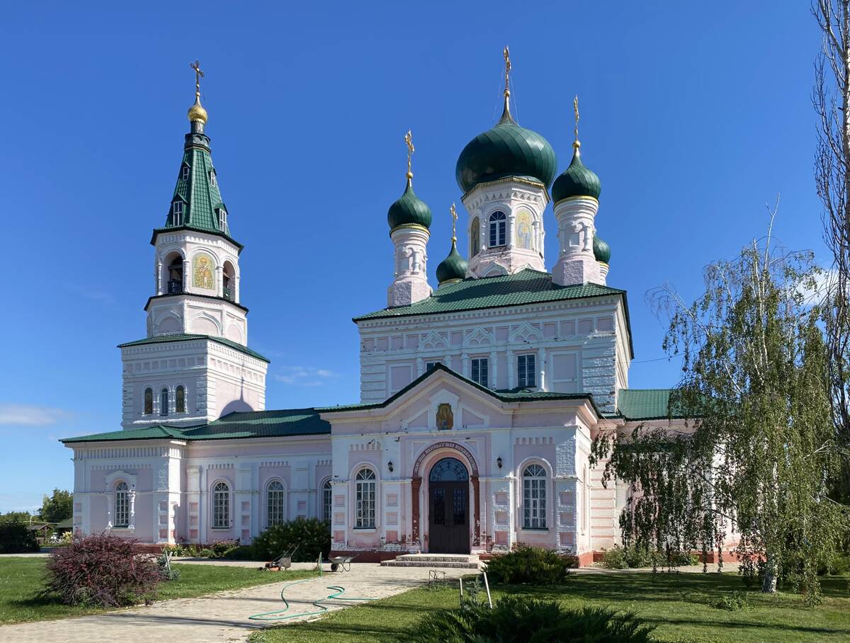 Церковь Михаила Архангела, Городище (Оренбург, город, Оренбургская область). фасады, Вид с юго-востока