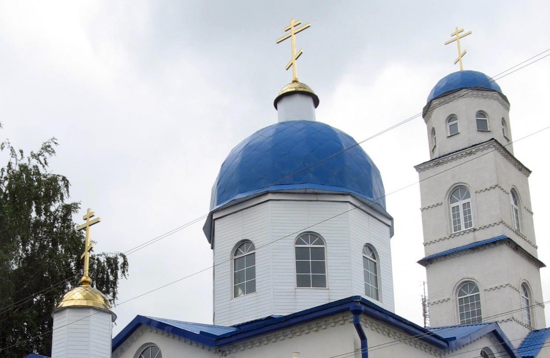 Языково. Церковь Покрова Пресвятой Богородицы. архитектурные детали, Купола храма