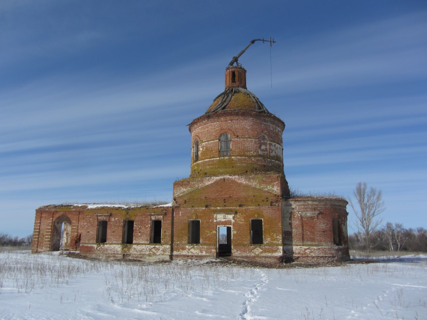 Григорьевка. Церковь Вознесения Господня. фасады