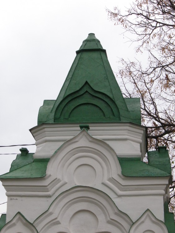 Часовня Троицы Живоначальной, Зарайск (Зарайский городской округ, Московская область). архитектурные детали, Завершение часовни