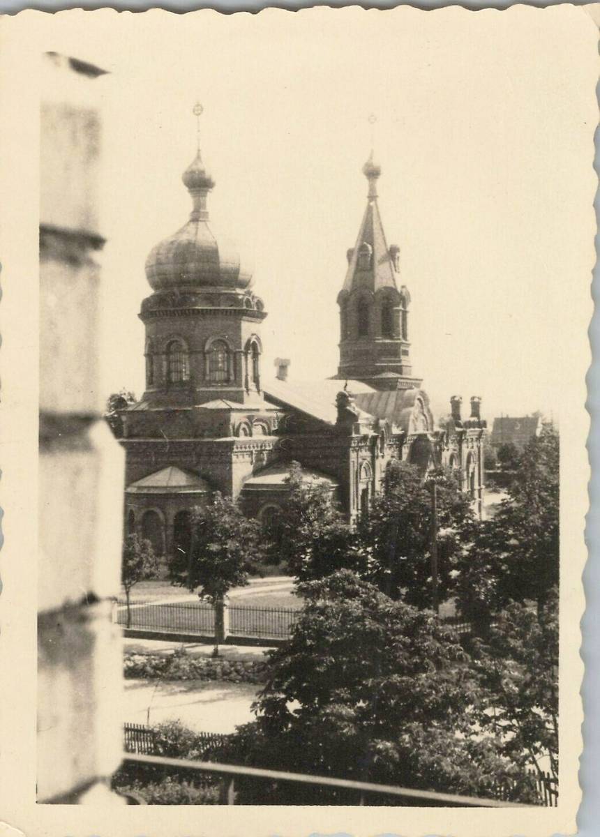 Фото 1941 г. с аукциона e-bay.de, архивная фотография. Церковь Николая Чудотворца, Шяуляй (Шяуляйский уезд, Литва)