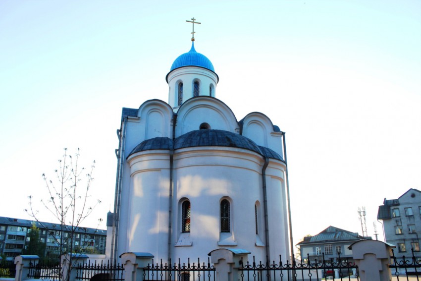 Иркутск. Церковь Рождества Христова. фасады, Вид с востока