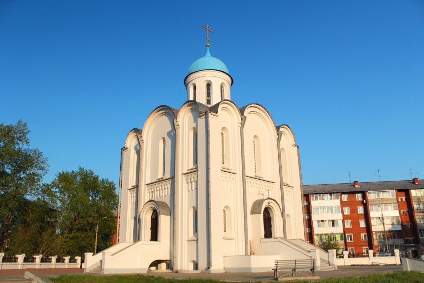 Иркутск. Церковь Рождества Христова. фасады, Вид с северо-запада