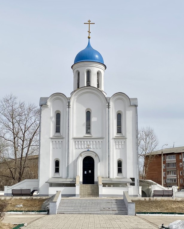 Иркутск. Церковь Рождества Христова. фасады, Вид с запада