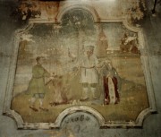 Церковь Воздвижения Креста Господня, Роспись храма<br>, Погост Воломы, урочище, Великоустюгский район, Вологодская область
