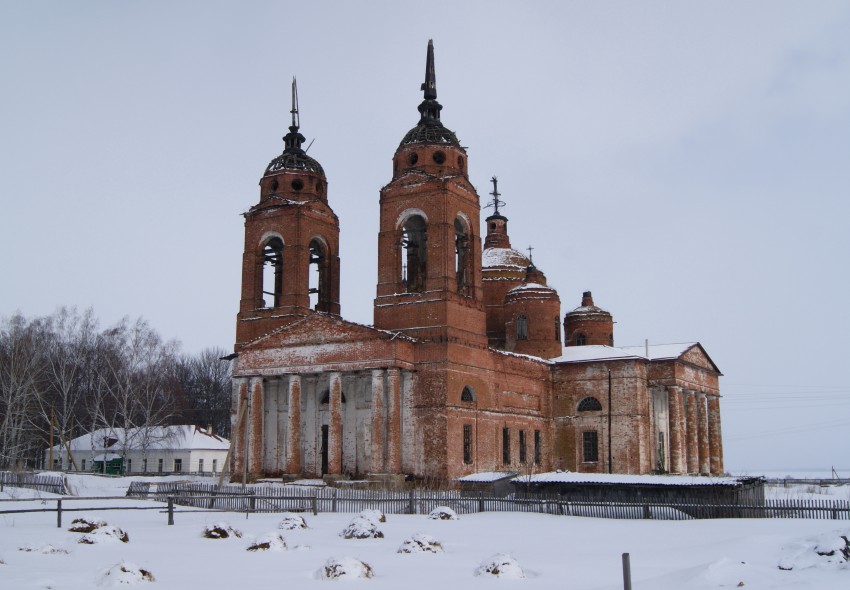 Гагарино. Церковь Воскресения Христова. фасады