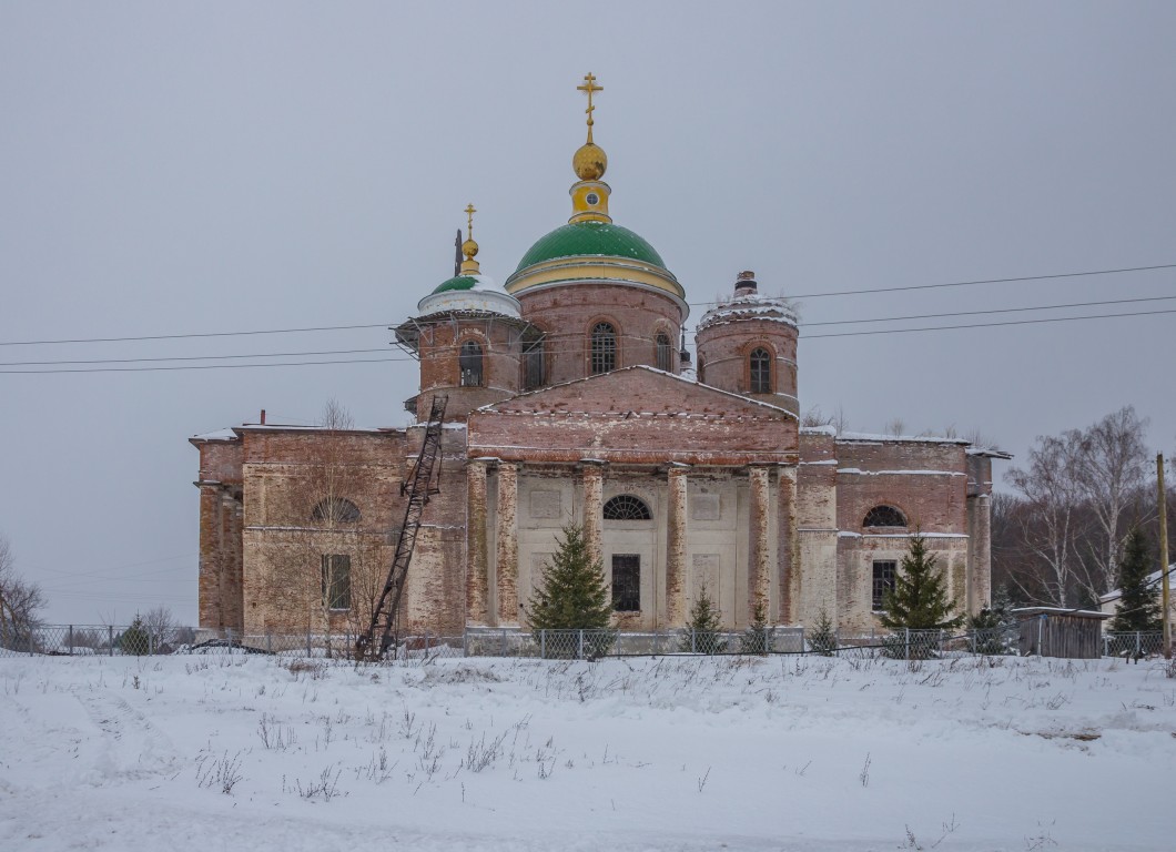 Церковь Воскресения Христова, Гагарино (Пичаевский район, Тамбовская область). фасады, Вид с востока