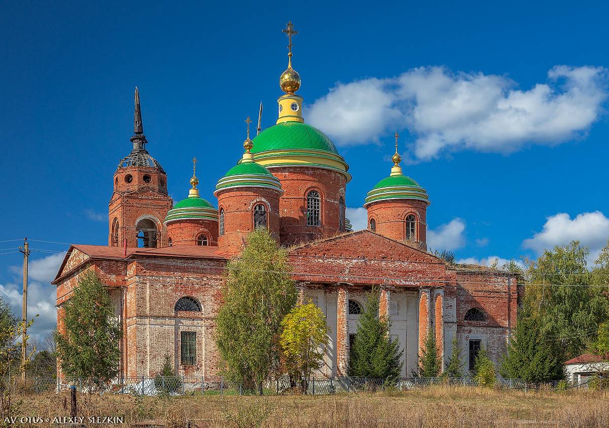 фасады. Церковь Воскресения Христова, Гагарино (Пичаевский район, Тамбовская область)