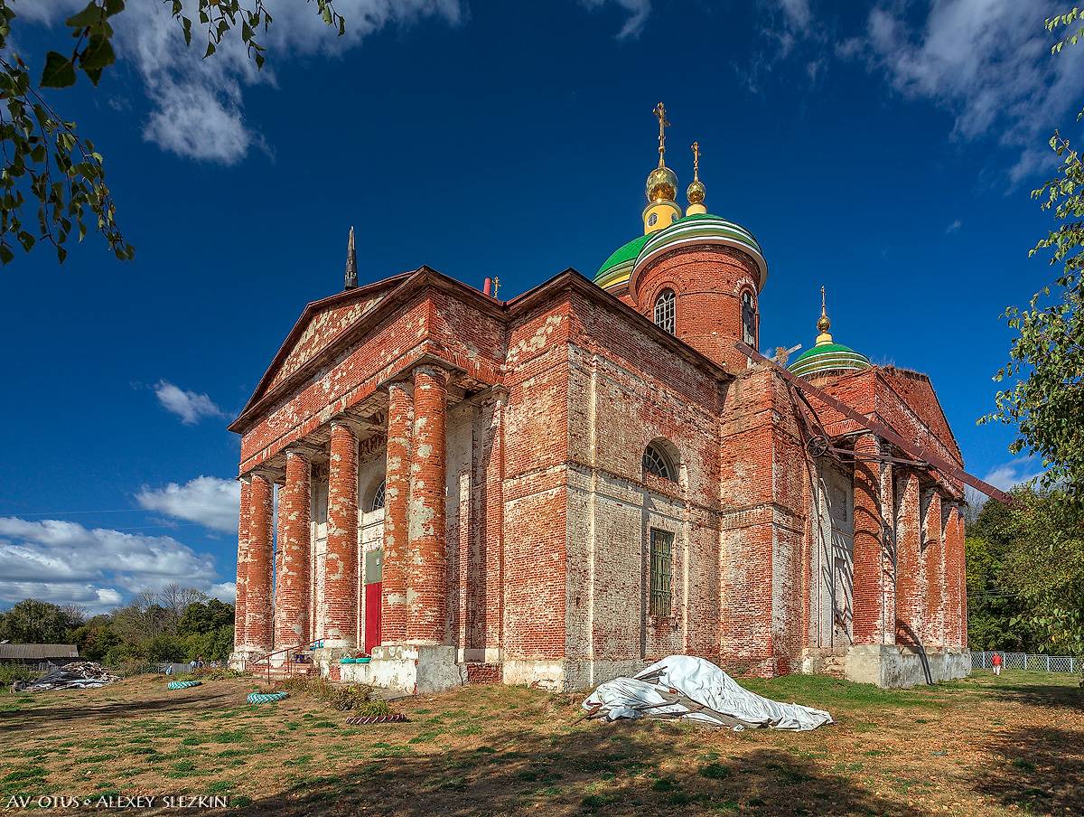 фасады. Церковь Воскресения Христова, Гагарино (Пичаевский район, Тамбовская область)