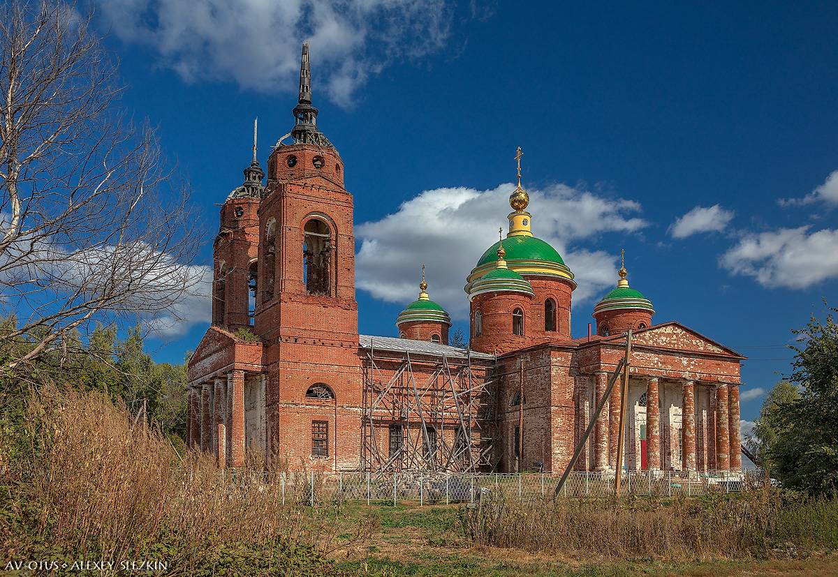 фасады. Церковь Воскресения Христова, Гагарино (Пичаевский район, Тамбовская область)