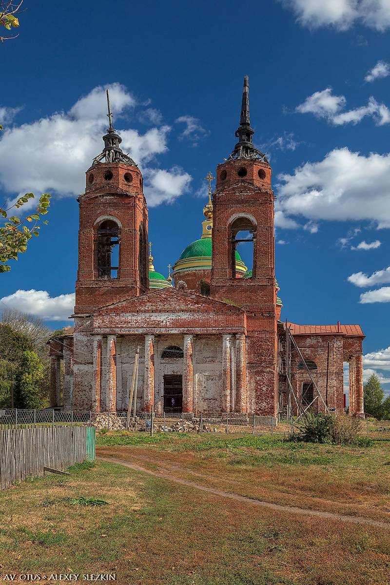 фасады. Церковь Воскресения Христова, Гагарино (Пичаевский район, Тамбовская область)