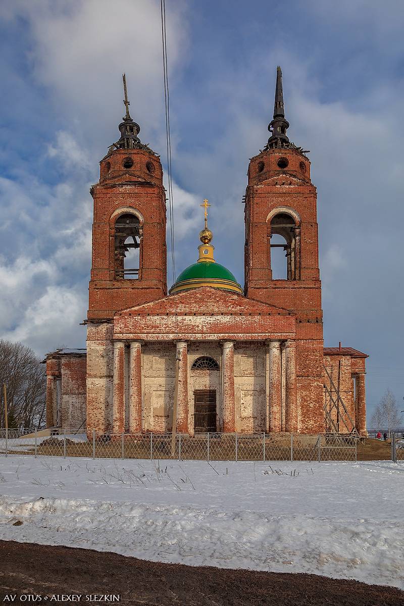 фасады. Церковь Воскресения Христова, Гагарино (Пичаевский район, Тамбовская область)