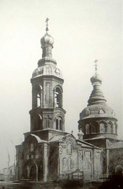 Собор Александра Невского, Бийск (Бийский район и г. Бийск, Алтайский край). архивная фотография, Вид до разрушения