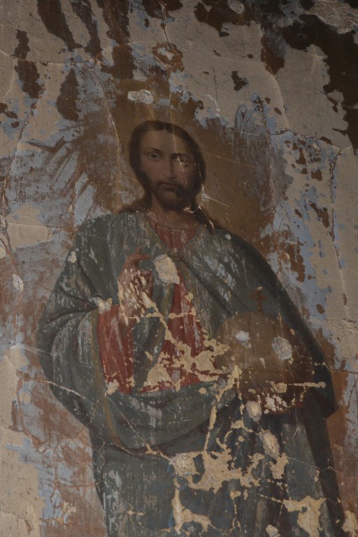 Собор Александра Невского, Бийск (Бийский район и г. Бийск, Алтайский край). интерьер и убранство, Фрагмент росписи алтаря главного центрального придела