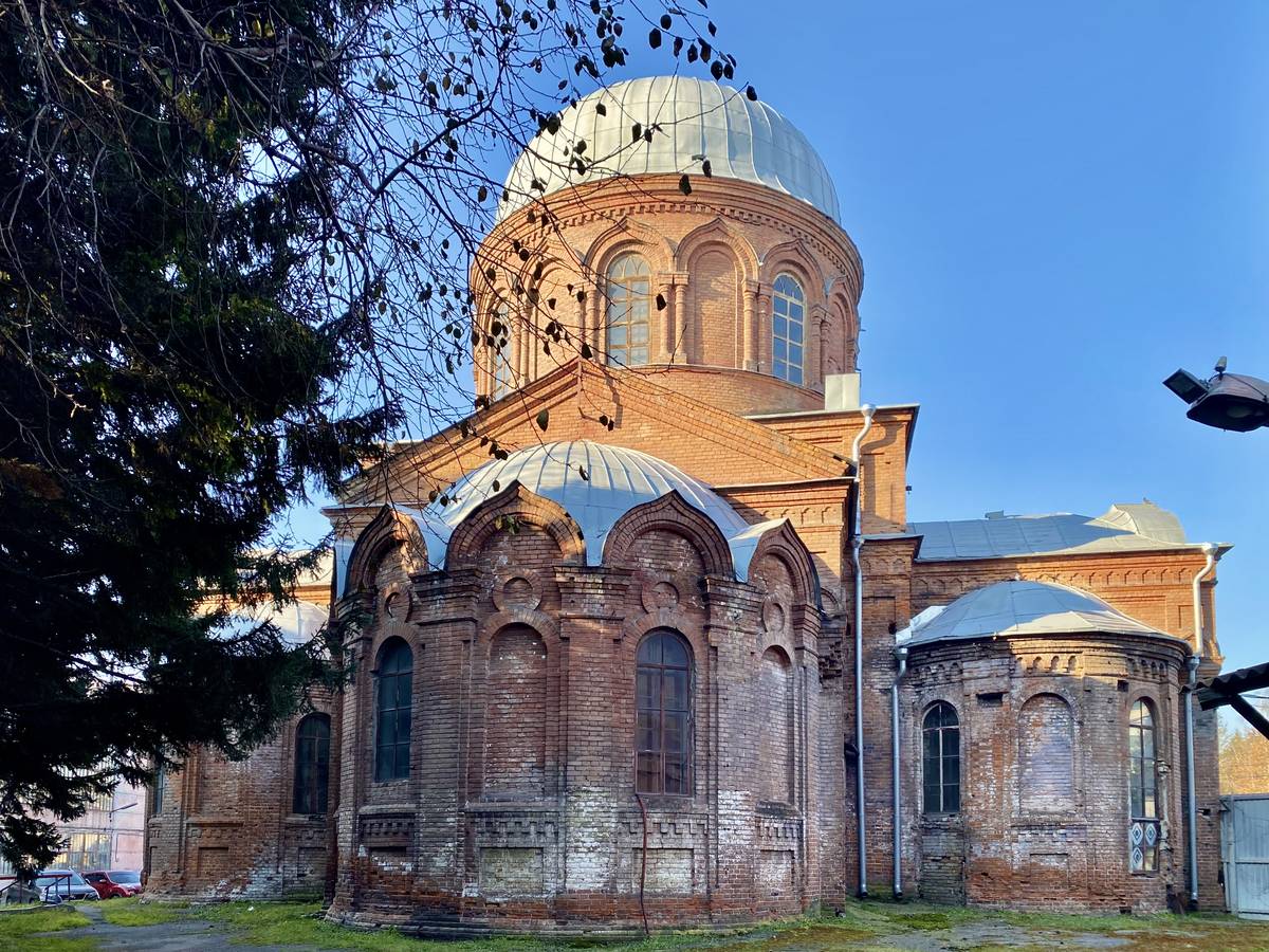 Собор Александра Невского, Бийск (Бийский район и г. Бийск, Алтайский край). фасады, Восточный фасад