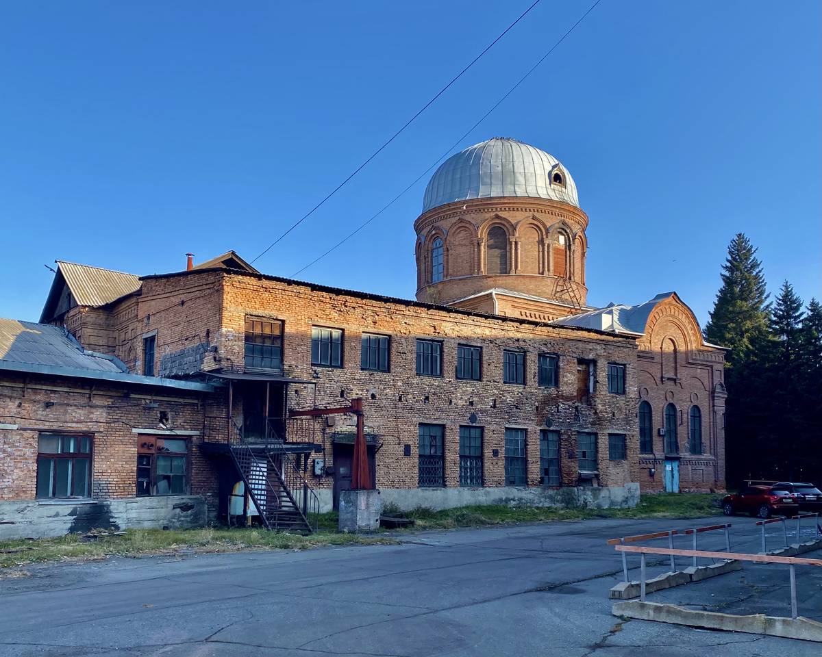 Собор Александра Невского, Бийск (Бийский район и г. Бийск, Алтайский край). фасады, Южный фасад (с пристроем  советского периода)
