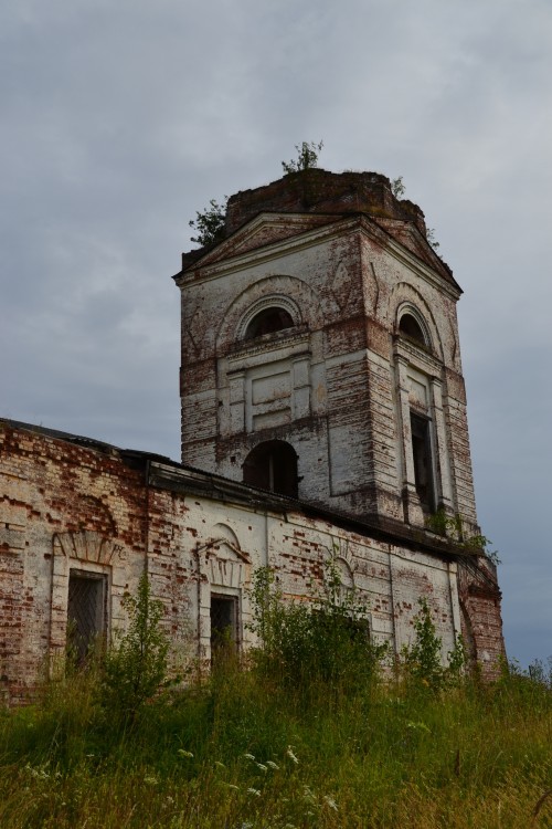Пономарёвская (Тавреньга). Церковь Илии Пророка. фасады