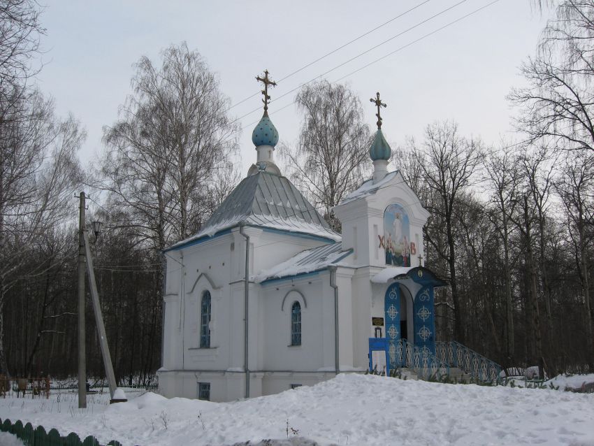 Церковь Сергия Радонежского на Ново-Западном кладбище, Пенза (Пенза, город, Пензенская область). общий вид в ландшафте