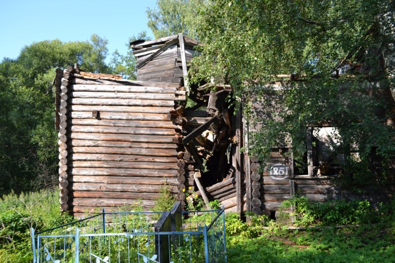 Церковь Покрова Пресвятой Богородицы, Карино (Тейковский район, Ивановская область). общий вид в ландшафте