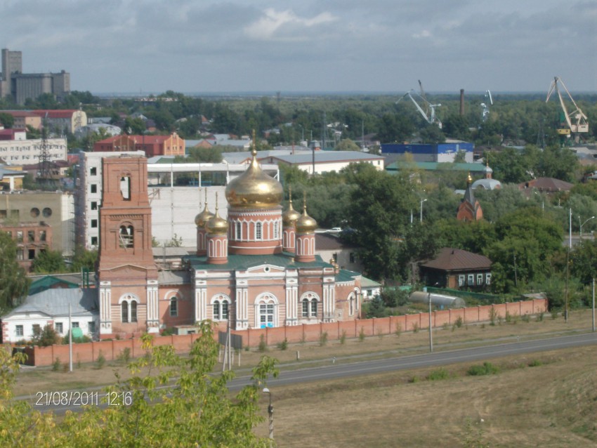 Барнаул. Знаменский монастырь. общий вид в ландшафте, Общий вид монастыря