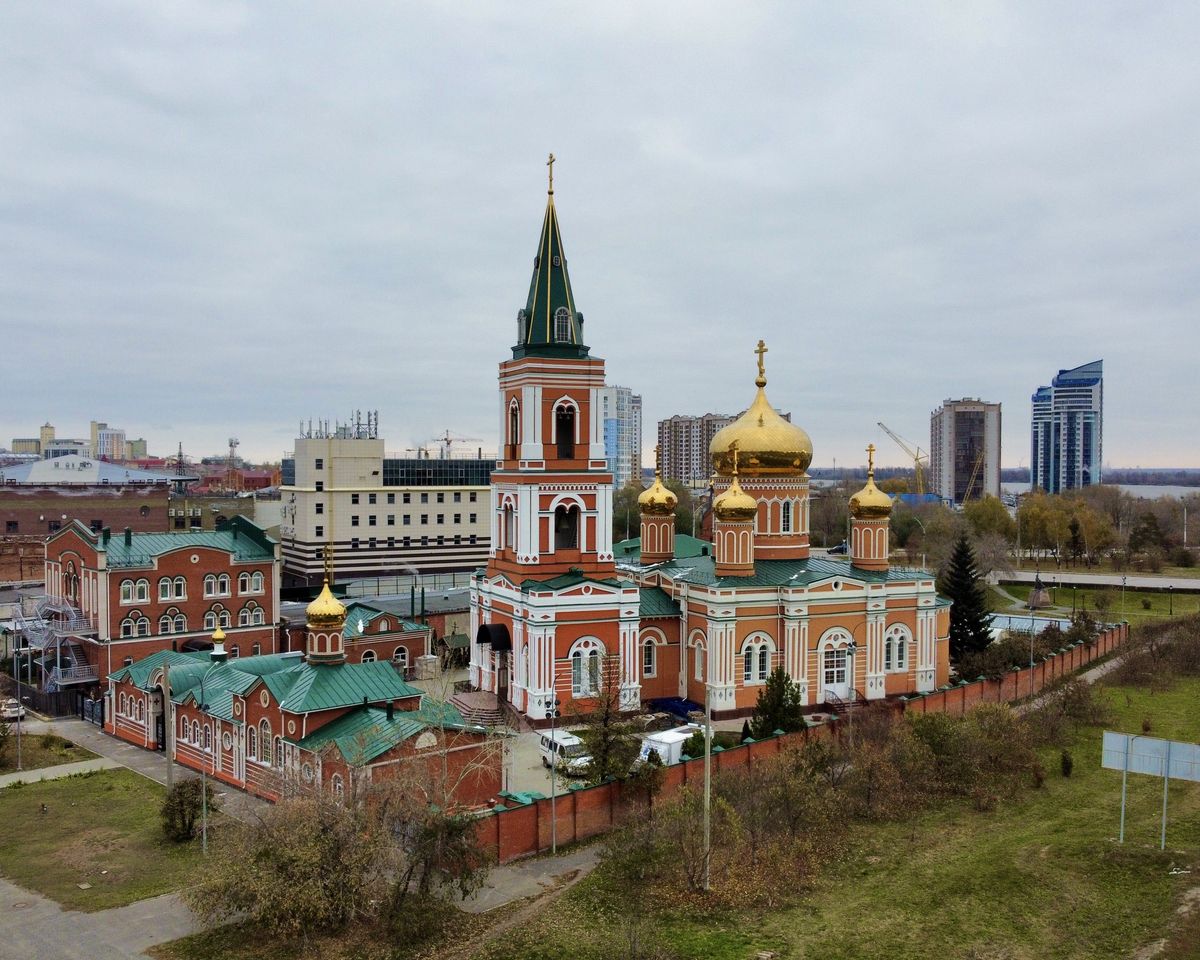Монастырь с юга, фасады. Знаменский монастырь, Барнаул (Барнаул, город, Алтайский край)