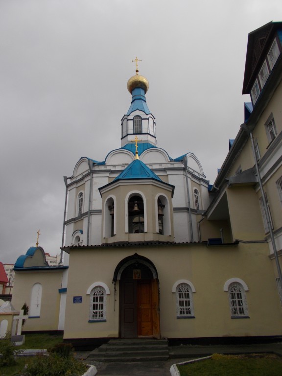 Барнаул. Церковь Иверской иконы Божией Матери при Епархиальном управлении. фасады