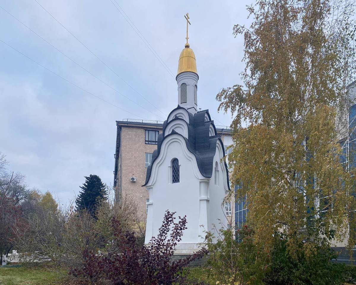 Вид с юга, фасады. Часовня Татианы Римской при техническом университете, Барнаул (Барнаул, город, Алтайский край)