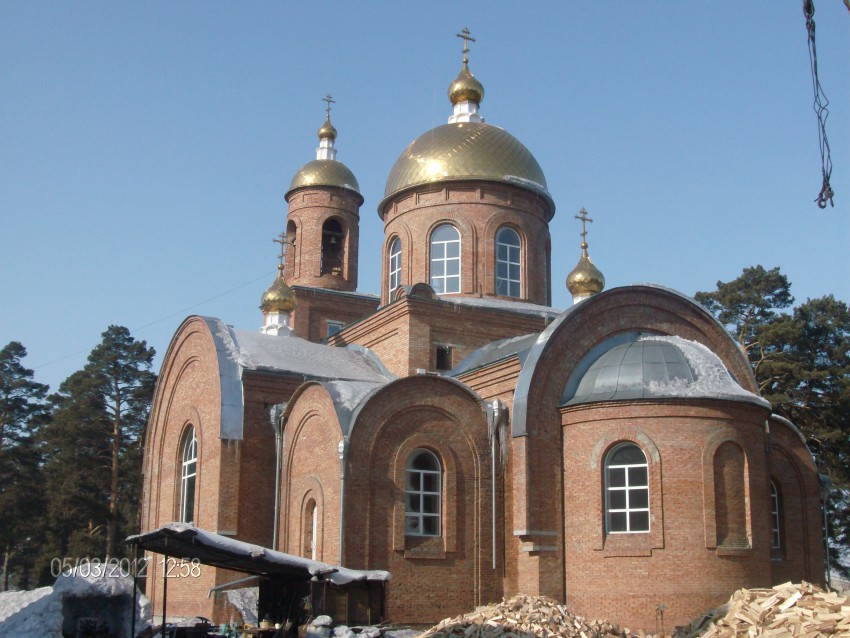Макарьево-Покровский монастырь, Бийск (Бийский район и г. Бийск, Алтайский край). общий вид в ландшафте, Покровский собор