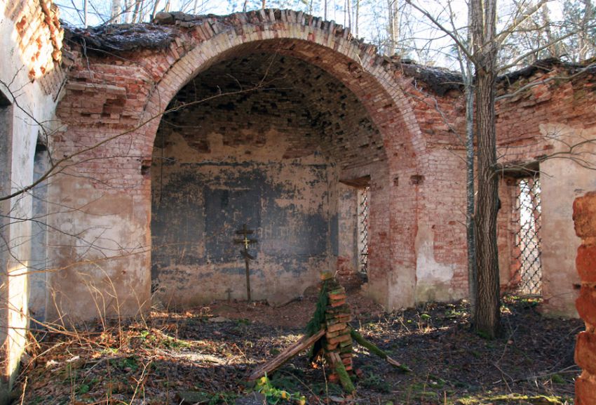 Церковь Николая Чудотворца, Сырковичи (Порховский район, Псковская область). интерьер и убранство