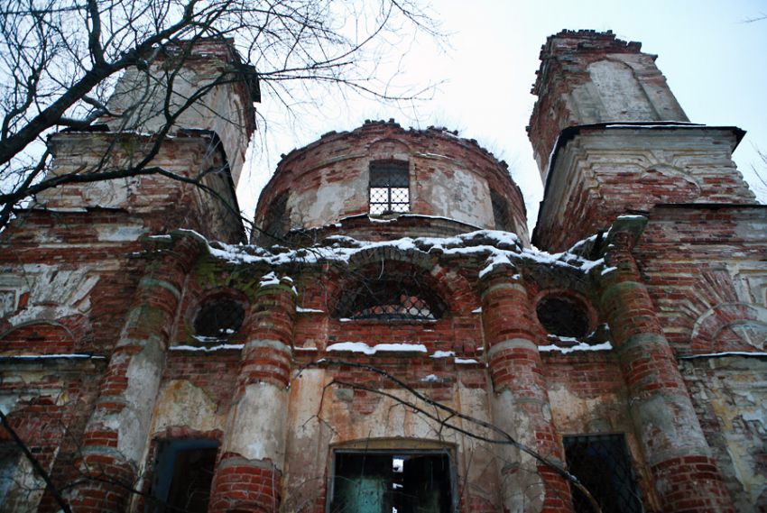 Церковь Преображения Господня, Заклинье (Дновский район, Псковская область). архитектурные детали