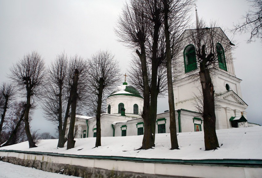 Церковь Рождества Пресвятой Богородицы, Белая (Дновский район, Псковская область). общий вид в ландшафте