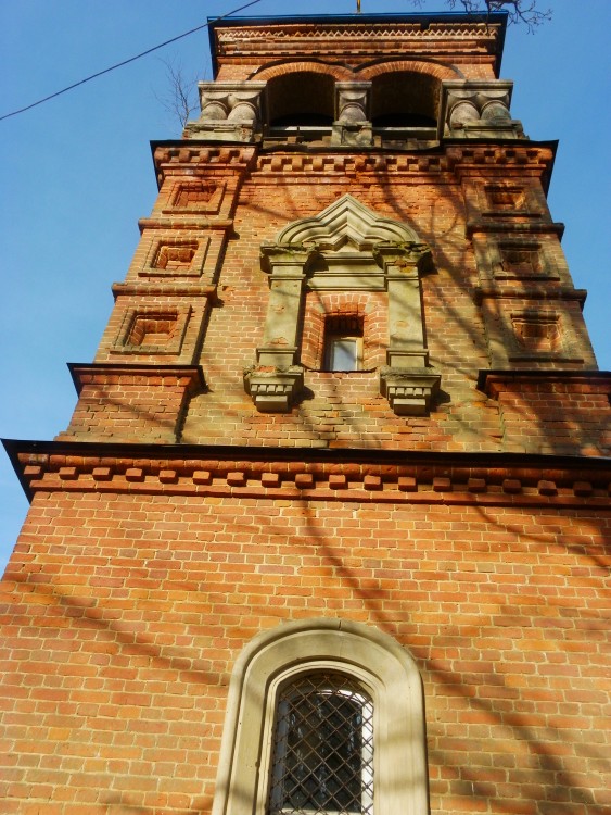 Церковь Покрова Пресвятой Богородицы, Козловка (Окуловский район, Новгородская область). архитектурные детали, Колокольня