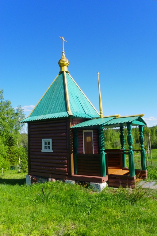 Интерпосёлок. Важеозерский Спасо-Преображенский мужской монастырь. Часовня Сергия Радонежского. фасады