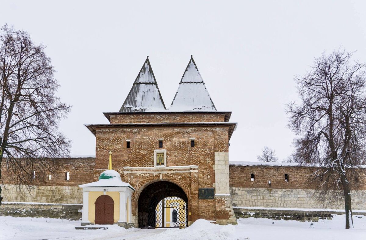 Кремль. Часовня Николая Чудотворца, Зарайск (Зарайский городской округ, Московская область). фасады